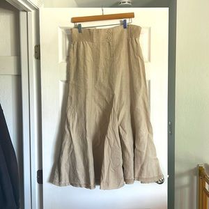 Cabi linen maxi skirt. NWOT